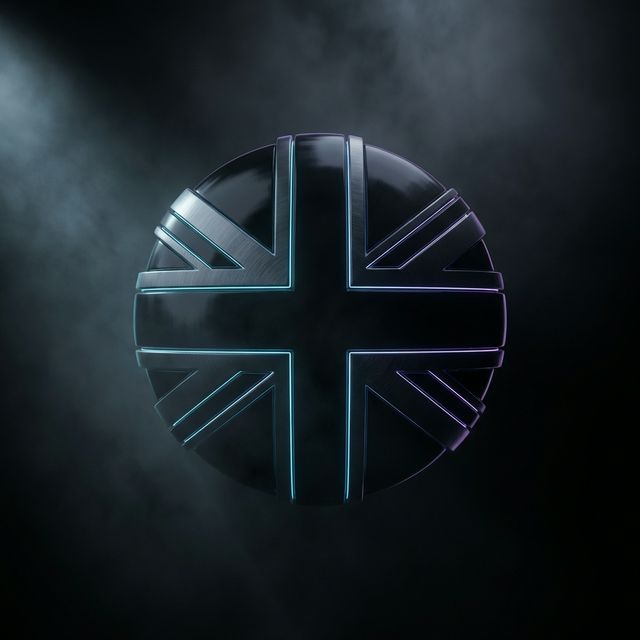 UK Flag — Premium Cinematic Emblem